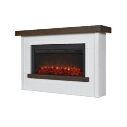 67" Bernice White Electric Fireplace -Dimplex Shop 6 246