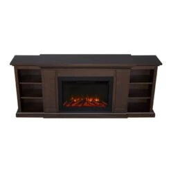74" Winterset Dark Walnut Electric Fireplace -Dimplex Shop 6 249