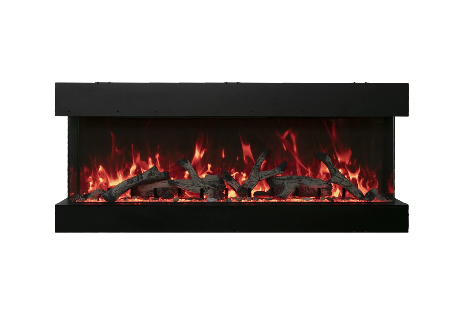 72" Amantii 3 Sided Glass Electric Fireplace 1 72" Amantii 3 Sided Glass Electric Fireplace