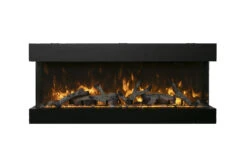 50" Amantii Tru View XL Deep Smart 3 Sided Glass Electric Fireplace 23 50" Amantii Tru View XL Deep Smart 3 Sided Glass Electric Fireplace -Dimplex Shop 6020TRUE20VIEW20XL20RUSTIC20YELLOW20FLAME MG 1798 01
