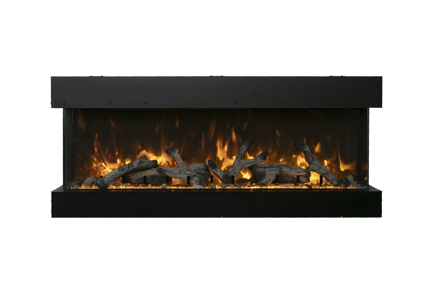 50" Amantii Tru View XL Deep Smart 3 Sided Glass Electric Fireplace 4 50" Amantii Tru View XL Deep Smart 3 Sided Glass Electric Fireplace - Image 4