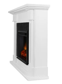 53.5" Kipling White Electric Fireplace -Dimplex Shop 6030E W Side