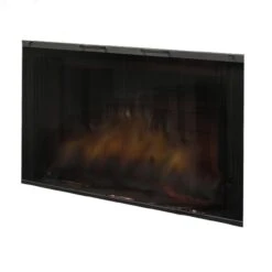 39" Dimplex Black Glass Door For Built-In Electric Firebox - BFGLASS39BLK