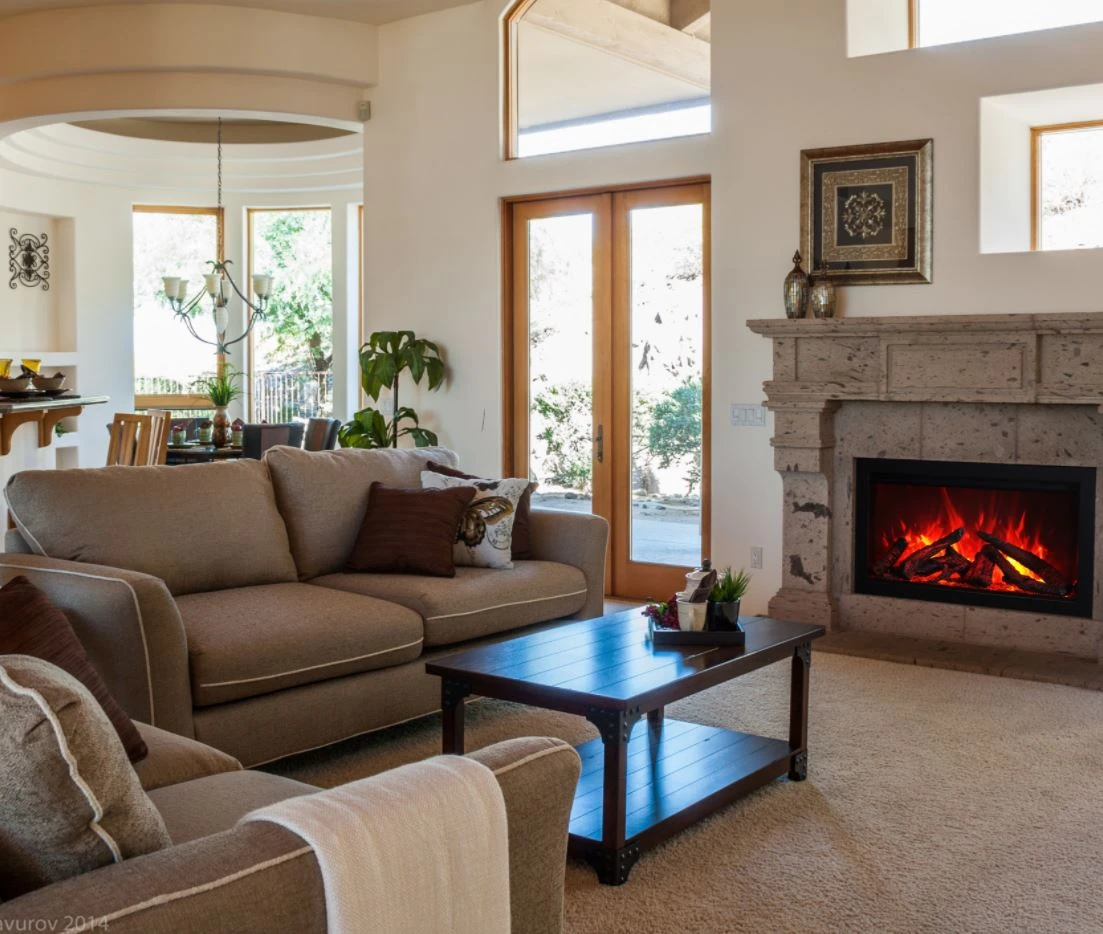 44” Traditional Bespoke Smart Indoor / Outdoor Electric Fireplace Insert 12 44” Traditional Bespoke Smart Indoor / Outdoor Electric Fireplace Insert - Image 12