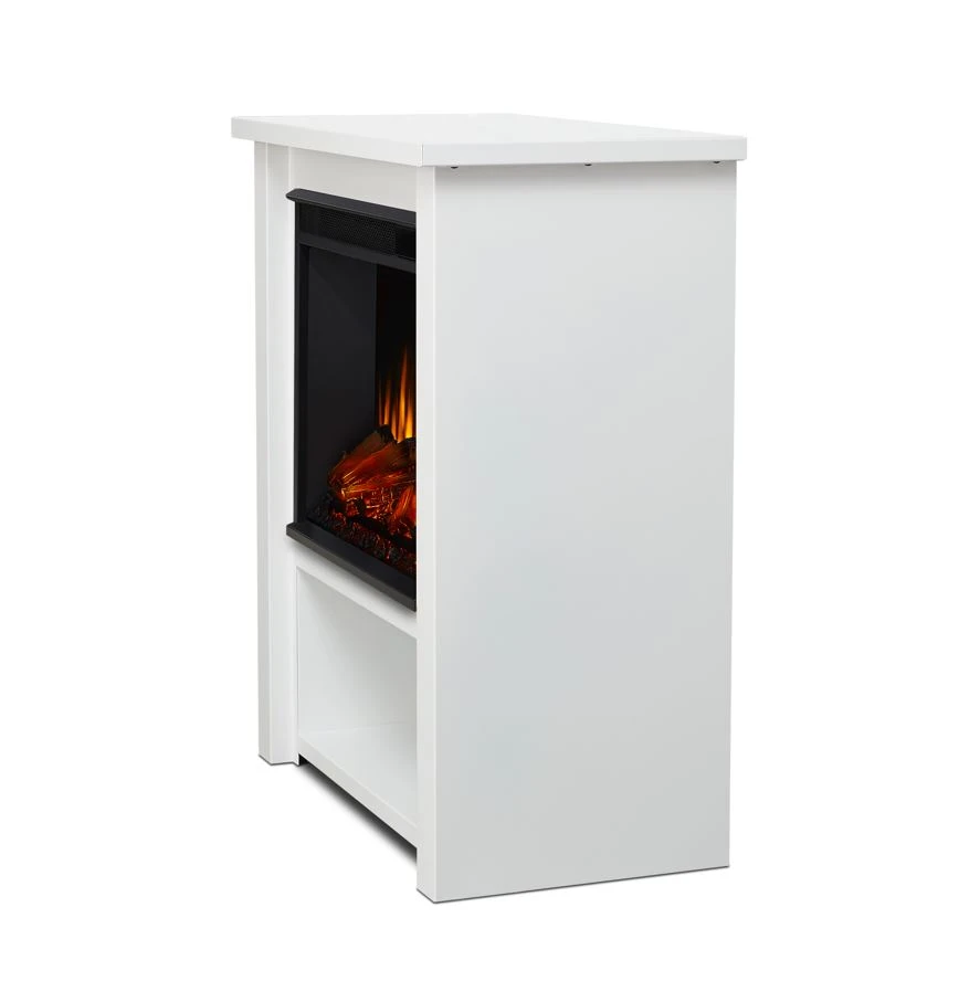 32" Hollis Real Flame White Electric Fireplace Stove 4 32" Hollis Real Flame White Electric Fireplace Stove - Image 4