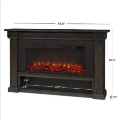66" Bristow Weathered Wood Electric Fireplace 15 66" Bristow Weathered Wood Electric Fireplace -Dimplex Shop 7 151