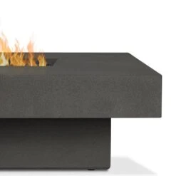 72" San Leandro Low Rectangle Propane Fire Table In Carbon -Dimplex Shop 7 157