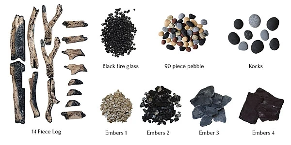 55" Stanford Natural Gas Direct Vent Linear Wall Fireplace 11 55" Stanford Natural Gas Direct Vent Linear Wall Fireplace - Image 11