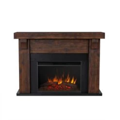 64" Gunnison Chestnut Barnwood Electric Fireplace 19 64" Gunnison Chestnut Barnwood Electric Fireplace -Dimplex Shop 7 176