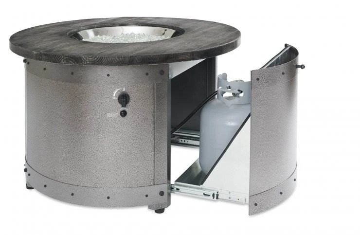 40" Edison Round Gas Fire Pit Table 7 40" Edison Round Gas Fire Pit Table - Image 7