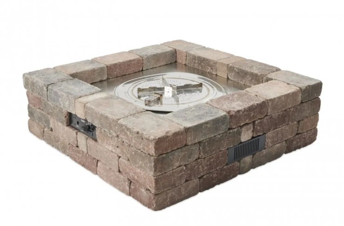Bronson Block Square DIY Gas Fire Pit Kit 7 Bronson Block Square DIY Gas Fire Pit Kit - Image 7