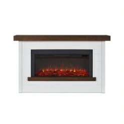 67" Bernice White Electric Fireplace -Dimplex Shop 7 190