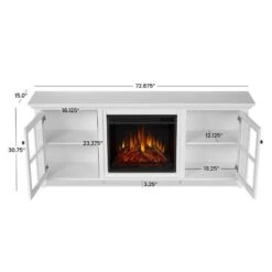 73" Norwell White Electric Fireplace -Dimplex Shop 7 192