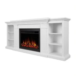 74" Winterset White Electric Fireplace -Dimplex Shop 7 194