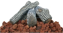 Lava Rock And Logs Kits For Outdoor Firepits