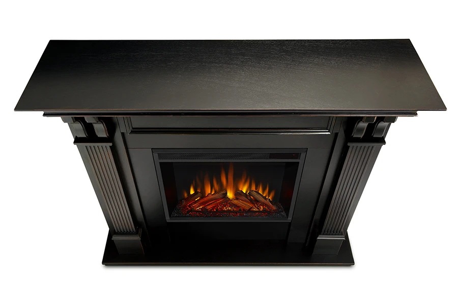 48" Ashley Black Electric Fireplace 4 48" Ashley Black Electric Fireplace - Image 4