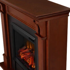 48" Ashley Mahogany Electric Fireplace 23 48" Ashley Mahogany Electric Fireplace -Dimplex Shop 7100E M Corner