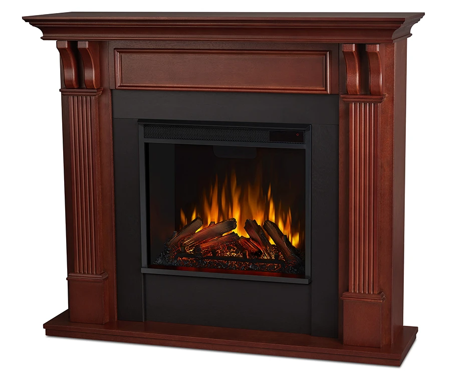48" Ashley Mahogany Electric Fireplace 2 48" Ashley Mahogany Electric Fireplace - Image 2