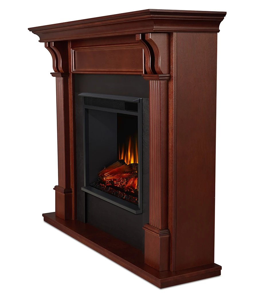 48" Ashley Mahogany Electric Fireplace 3 48" Ashley Mahogany Electric Fireplace - Image 3