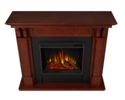 48" Ashley Mahogany Electric Fireplace 22 48" Ashley Mahogany Electric Fireplace -Dimplex Shop 7100E M Top