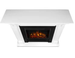 48" Ashley White Electric Fireplace 22 48" Ashley White Electric Fireplace -Dimplex Shop 7100E W Top