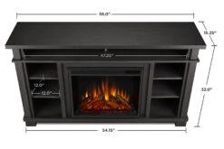 56" Belford Grey Media Electric Fireplace -Dimplex Shop 7330E GRY DIMS