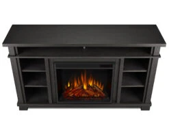 56" Belford Grey Media Electric Fireplace -Dimplex Shop 7330E GRY Top