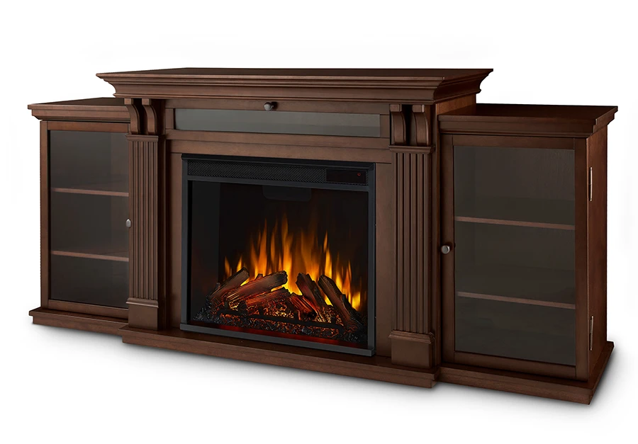 67" Calie Dark Espresso Entertainment Center Electric Fireplace 2 67" Calie Dark Espresso Entertainment Center Electric Fireplace - Image 2