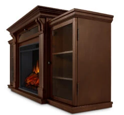 67" Calie Dark Espresso Entertainment Center Electric Fireplace 21 67" Calie Dark Espresso Entertainment Center Electric Fireplace -Dimplex Shop 7720E DE Side