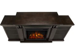 67" Calie Dark Walnut Entertainment Center Electric Fireplace 22 67" Calie Dark Walnut Entertainment Center Electric Fireplace -Dimplex Shop 7720E DW Top