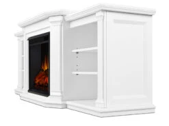 75.5" Valmont White Entertainment Center Electric Fireplace 21 75.5" Valmont White Entertainment Center Electric Fireplace -Dimplex Shop 7930E W Side