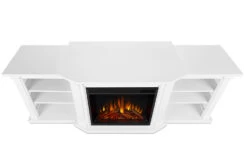 75.5" Valmont White Entertainment Center Electric Fireplace 22 75.5" Valmont White Entertainment Center Electric Fireplace -Dimplex Shop 7930E W Top