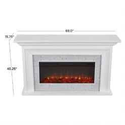 69" Sonia White Landscape Electric Fireplace 17 69" Sonia White Landscape Electric Fireplace -Dimplex Shop 8 127