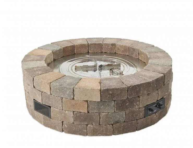 Bronson Block Round DIY Gas Fire Pit Kit 8 Bronson Block Round DIY Gas Fire Pit Kit - Image 8