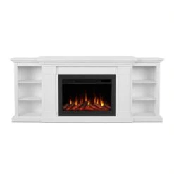 74" Winterset White Electric Fireplace -Dimplex Shop 8 150