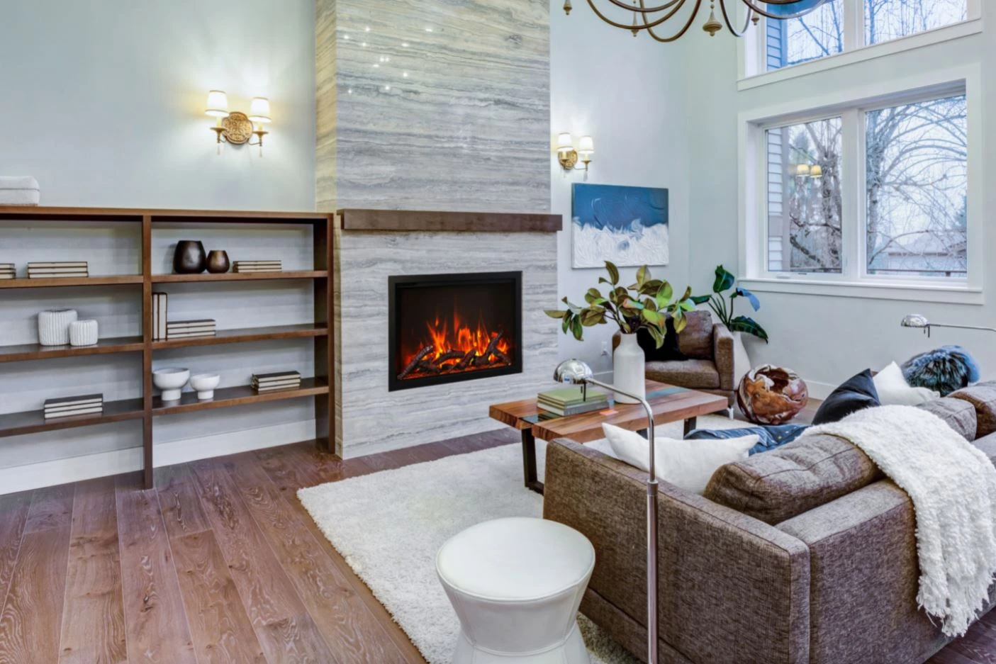 38" Traditional Smart Series Electric Indoor / Outdoor Fireplace 7 38" Traditional Smart Series Electric Indoor / Outdoor Fireplace - Image 7