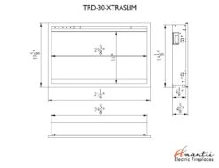 30" Traditional Xtraslim Electric Fireplace Insert -Dimplex Shop 8 74