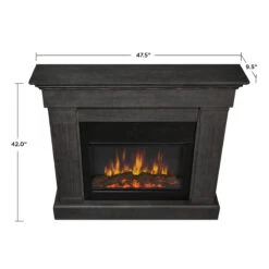 47" Crawford Gray Slim Infrared Electric Fireplace 6 47" Crawford Gray Slim Infrared Electric Fireplace -Dimplex Shop 8020E GRY Crawford Dims HI RES