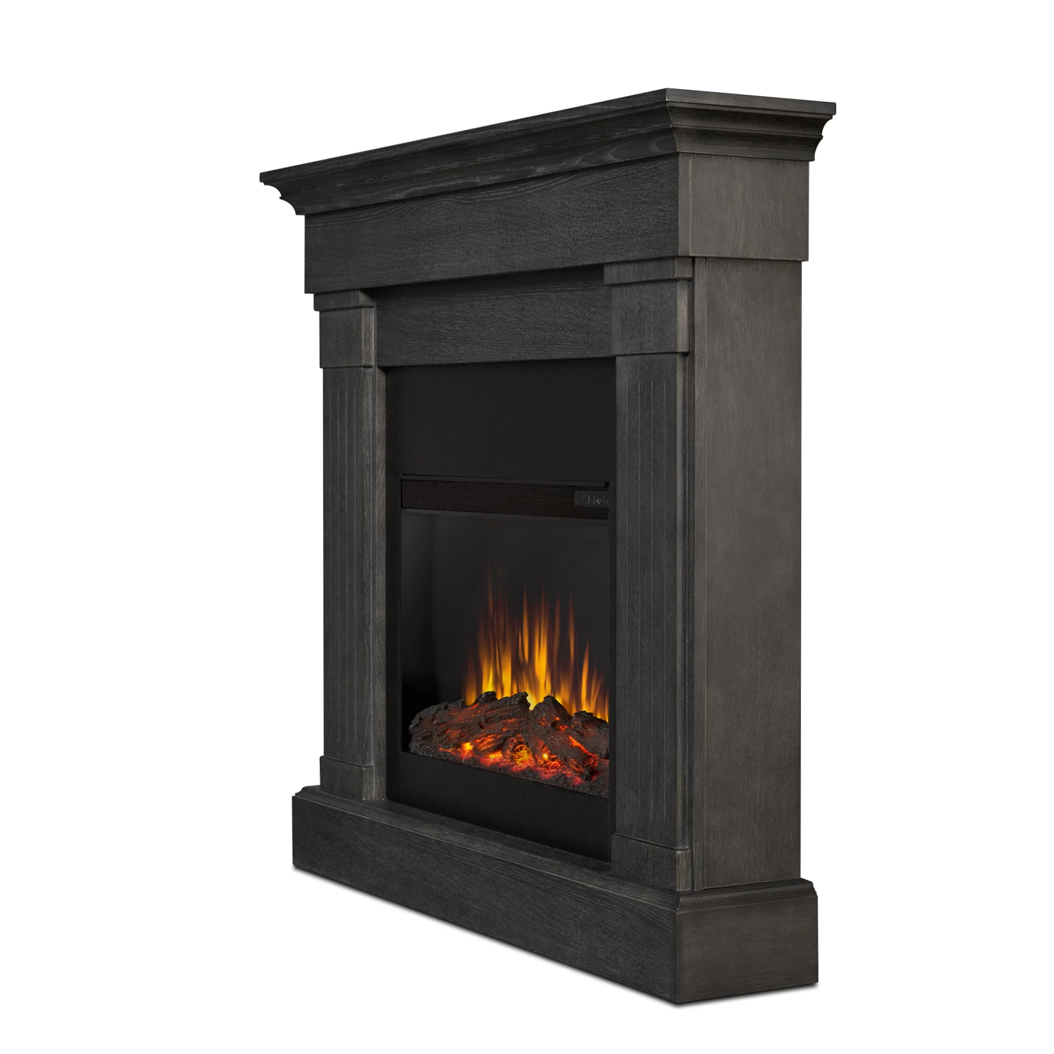 47" Crawford Gray Slim Infrared Electric Fireplace 2 47" Crawford Gray Slim Infrared Electric Fireplace - Image 2