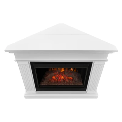 55.5" Kennedy Grand White Corner Electric Fireplace 2 55.5" Kennedy Grand White Corner Electric Fireplace - Image 2