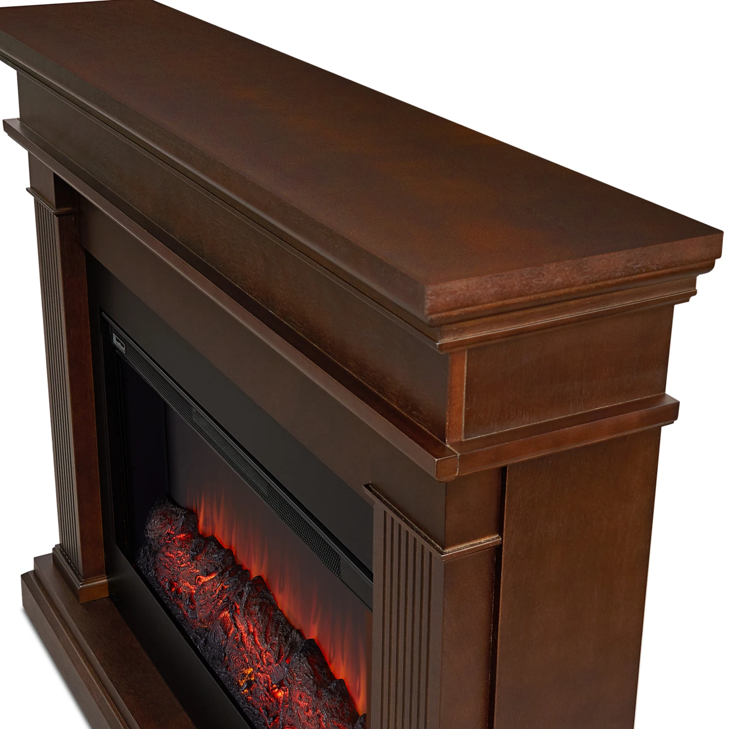 58" Beau Dark Walnut Electric Fireplace 2 58" Beau Dark Walnut Electric Fireplace - Image 2