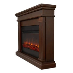 58" Beau Dark Walnut Electric Fireplace 8 58" Beau Dark Walnut Electric Fireplace -Dimplex Shop 8080E DW Side