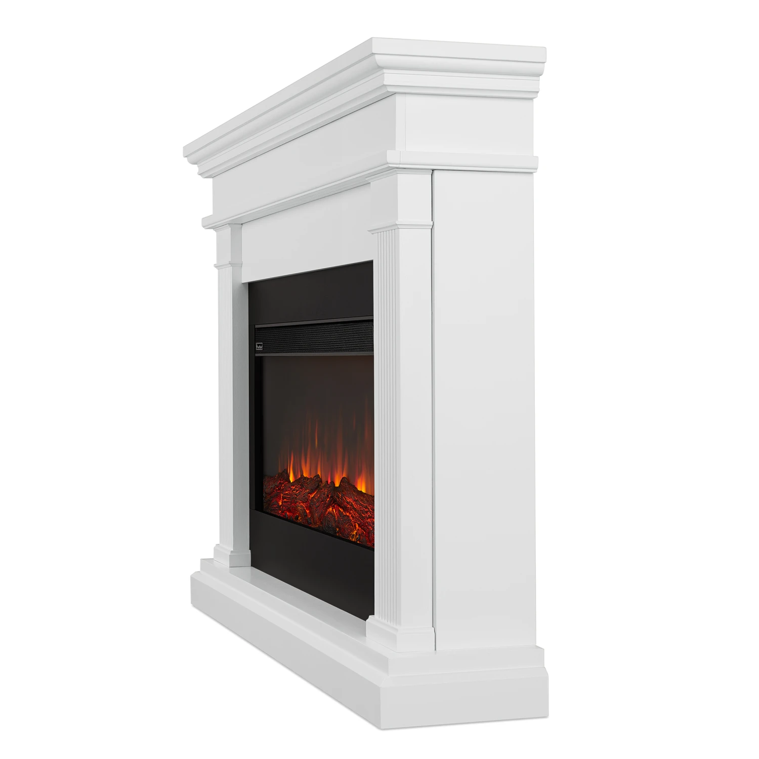 58" Beau White Electric Fireplace 4 58" Beau White Electric Fireplace - Image 4