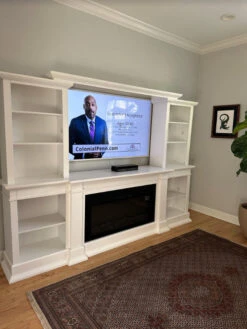 108" Monte Vista White TV Stand Electric Fireplace 9 108" Monte Vista White TV Stand Electric Fireplace -Dimplex Shop 81356