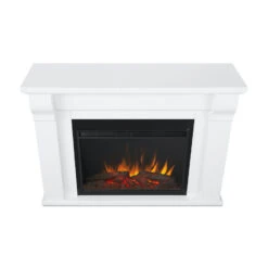 Whittier Grand Rustic White Electric Fireplace -Dimplex Shop 8440E RW Top