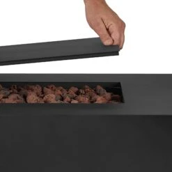 70" Aegean Propane Fire Table With Natural Gas Conversion Kit 19 70" Aegean Propane Fire Table With Natural Gas Conversion Kit -Dimplex Shop 8alt c9814lp blk demo