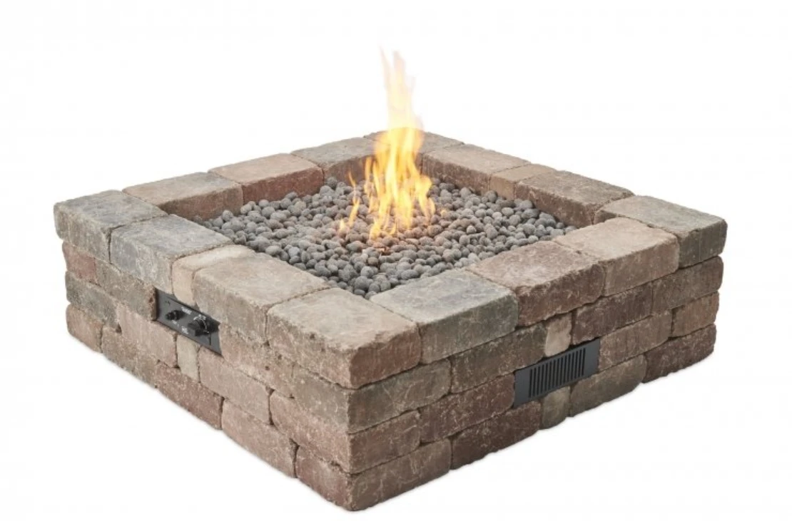 Bronson Block Square DIY Gas Fire Pit Kit 9 Bronson Block Square DIY Gas Fire Pit Kit - Image 9