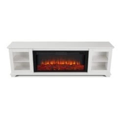 81" Benjamin White TV Stand Electric Fireplace 18 81" Benjamin White TV Stand Electric Fireplace -Dimplex Shop 9 82