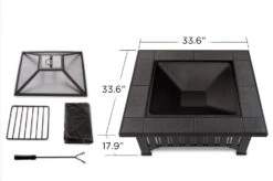 33.6" Lafayette Fire Pit 8 33.6" Lafayette Fire Pit -Dimplex Shop 908