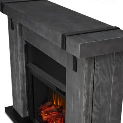 48" Aspen Gray Barnwood Electric Fireplace 23 48" Aspen Gray Barnwood Electric Fireplace -Dimplex Shop 9220E GBW Detail